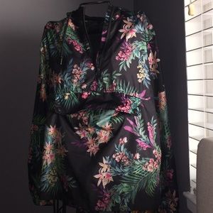 Nice dark flower print jacket